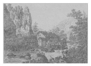 Le Moulin de la Mort Sur les Bords du Doubs by Hartmann Johann Joseph