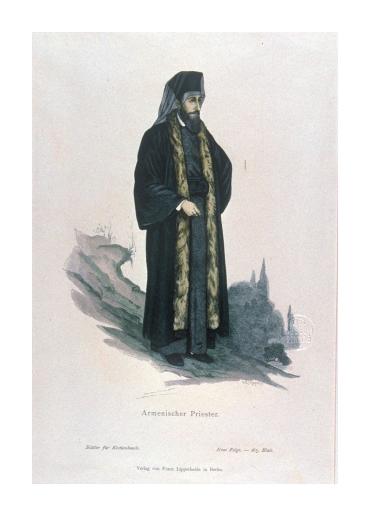 Armenischer Priester (Blätter für Kostümkunde Neue Folge - 165 Berlin Verlag von Franz Lipperheide) by Henkel R.