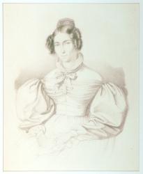 Portrait de Madame Jenny Barbier-Moser (1810-avant 1872) by Balder Georg