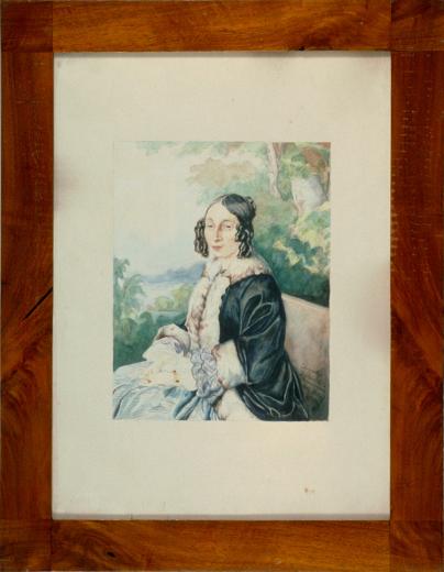 Porträt Frau Landamman Ed. Bloesch-Schnell (1812-1841) by Hutloff Karl