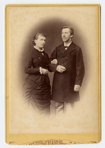 Georg et Bertha Büttner by Hentschel