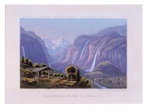 Lauterbrunnen. Passage de la Wengernalp by Dikenmann Rudolf