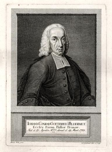 Johann Conrad Gottfried Wildermeth. by Witz Emanuel