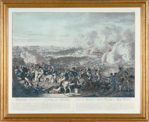 Napoleons Flucht in der Schlacht von Waterloo, den 18. Juni 1815 by Rugendas Johann Lorenz