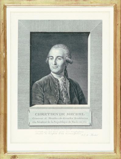 Chrétien de Mechel, graveur et membre de diverses académies élu sénateur de la République de Basle en 1787. by Hickel Anton