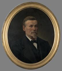 Porträt Gustav Bloesch-Schwab (1825-1881) by Gehri Karl