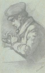 Porträt eines Uhrmachers by Lugardon Jean Léonard